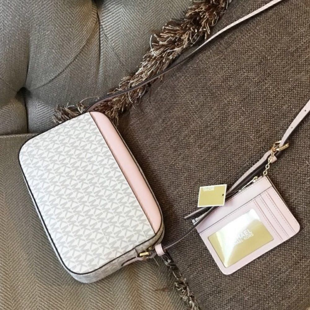 NEW MICHAEL KORS JET SET CROSSBODY AND CARD CASE/COIN - Picture 3 of 13